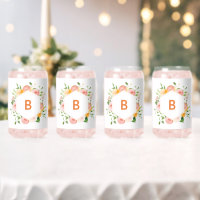 Aquarelle Citrus Monogramme Mariage