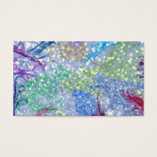 Aquarelle colorée Parties scintillant Abstraite bl