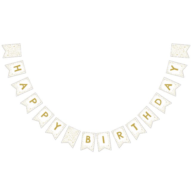 Aquarelle Confetti Saffron - Drapeau de jonction (Tout)