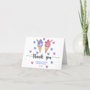Aquarelle crème glacée Merci sexe révéler