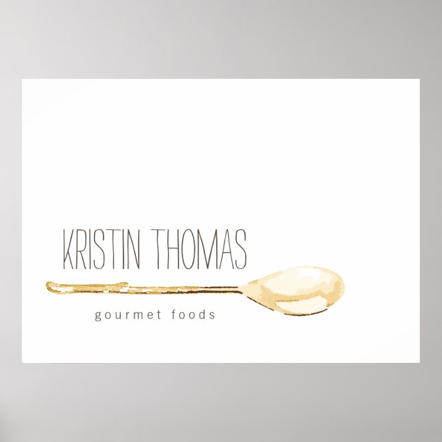 Aquarelle Cuillère, Poster du chef (Devant)