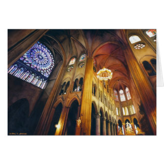 Aquarelle de cathédrale de Notre Dame "de torsion