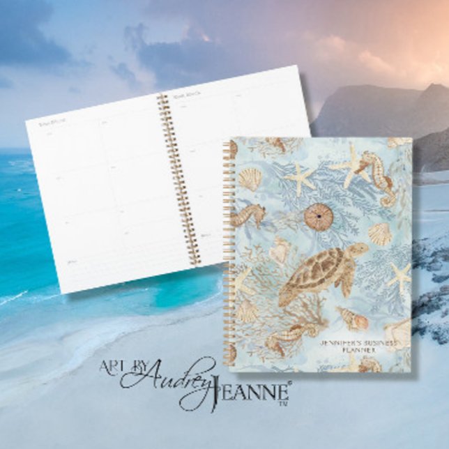 Aquarelle de la tortue de mer Amidon de mer Nom bl (Créateur téléchargé)