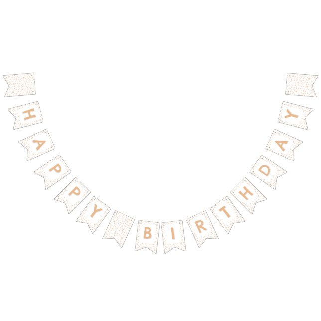 Aquarelle de Melon Confetti Dots de Bunts Drapeau  (Tout)