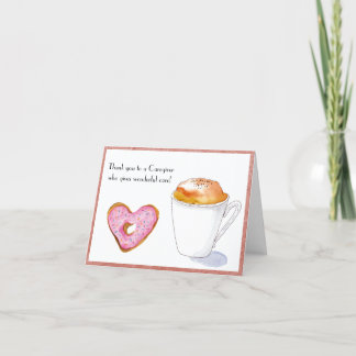 Aquarelle de Merci et de café