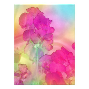 Aquarelle de pois doux Imprimer photo Abstraite