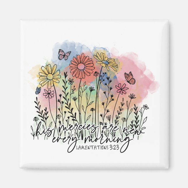 Aquarelle des femmes chrétiennes aimant floral (Devant)