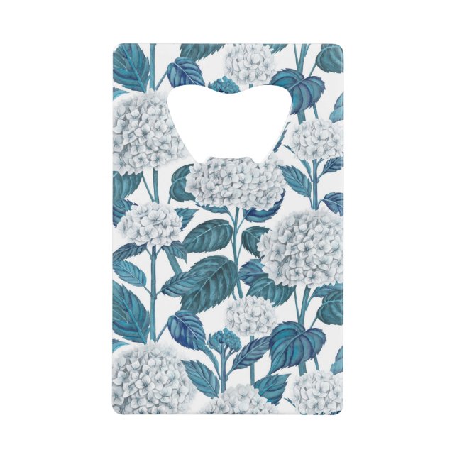 Aquarelle d'hydrangée blanche (Devant)