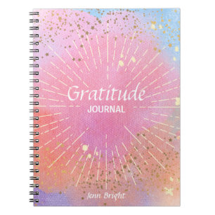 Aquarelle du journal de Gratitude Stars colorés pe