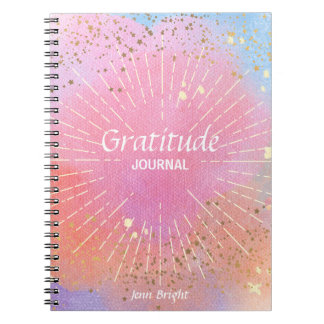 Aquarelle du journal de Gratitude Stars colorés pe