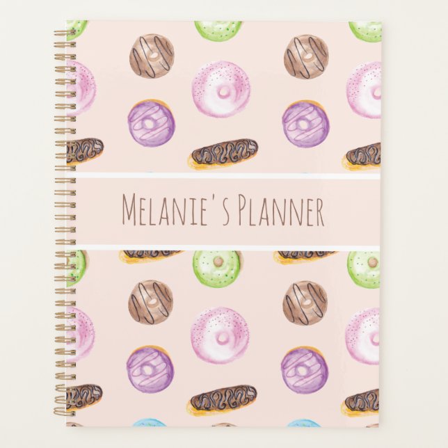 Aquarelle Eclair Donuts Fun Whimiscal Sweet (Devant)