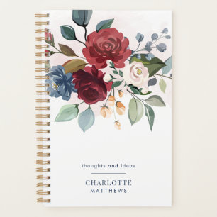 Aquarelle Élégant Folio Floral