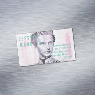 Aquarelle erfreuen magnetische visitenkarte