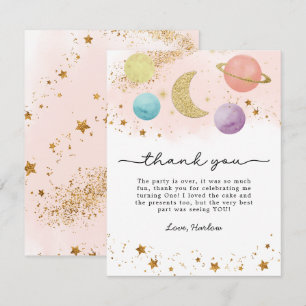 Aquarelle Espace extra-atmosphérique Deux Cartes d