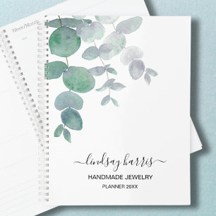 Aquarelle Eucalyptus joaillier personnalisé 2025