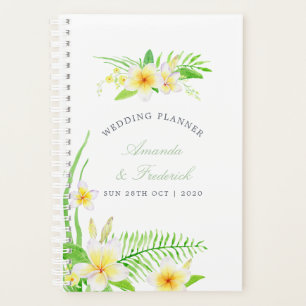 Aquarelle exotique Frangipani Wedding planner