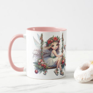 Aquarelle Fée de Noël Mug Festif Holiday