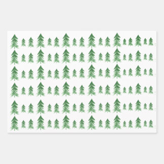 Aquarelle Feuilles d'enveloppement des arbres de N