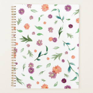 Aquarelle fleur sauvage Floral Planner