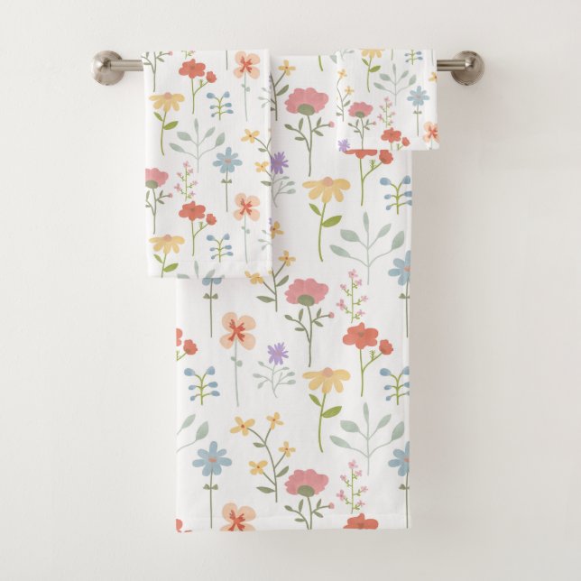 Aquarelle Fleur sauvage Florale (En situation)