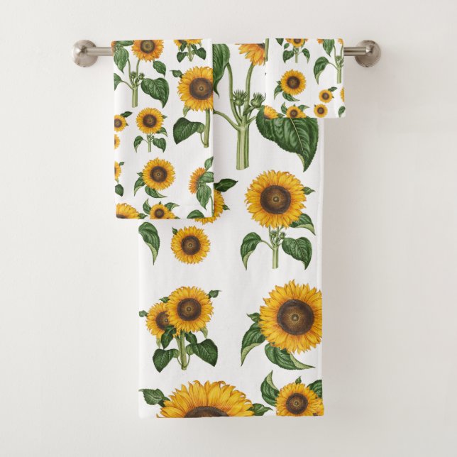 Aquarelle Fleurs Jaunes Foliage Botanique (En situation)