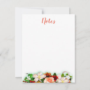 Aquarelle Floral Calligraphié Modèle de script