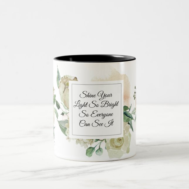 Aquarelle Floral Designer Mug (Centre)