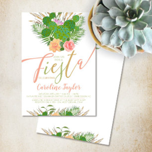 Aquarelle Floral Fiesta Baby shower Invitation