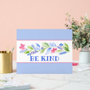 Aquarelle Floral Pastel SOIS GENTIL