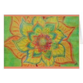 Aquarelle florale abstraite vibrante