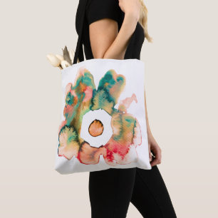 Aquarelle florale dessinée à la main sac fourre-to