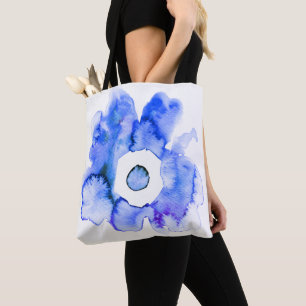 Aquarelle florale dessinée à la main sac fourre-to