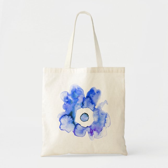 Aquarelle florale dessinée à la main sac fourre-to (Devant)