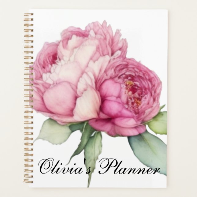 Aquarelle florale rose pis rose roses roses (Devant)