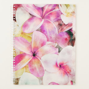 Aquarelle florale tropicale hawaïenne