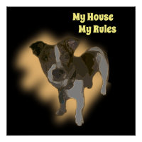 Aquarelle Fox Terrier, Poster