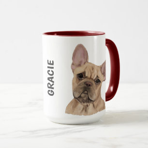 Aquarelle française Bulldog Personnalisée Mug