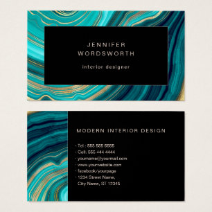 Aquarelle Géode Vert noir Agate Malachite