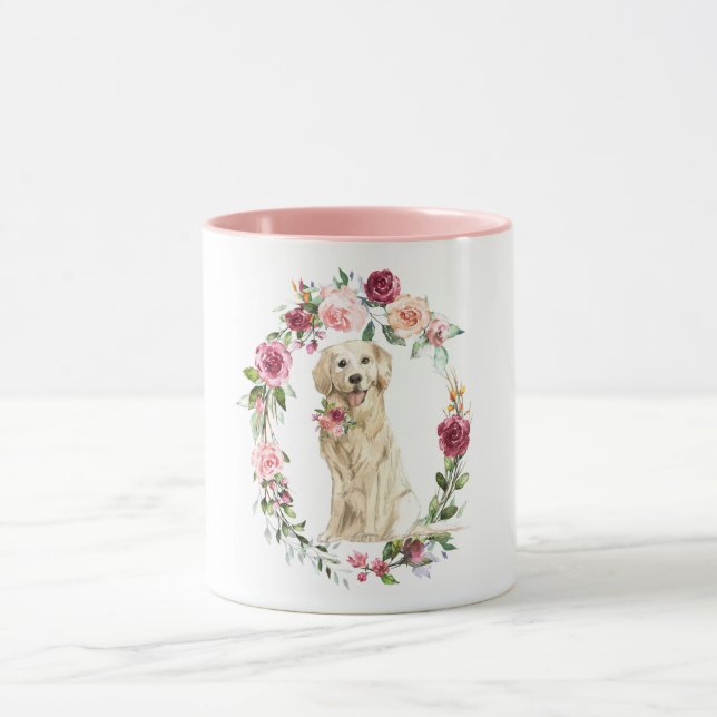 Aquarelle Golden Retriever Mug (Centre)