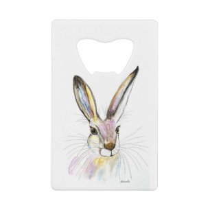 Aquarelle Hare de Pâques Lapin Animal Rustique Mou