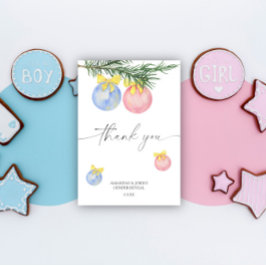 Aquarelle Hiver Merci sexe révèle