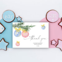 Aquarelle Hiver Merci sexe révèle