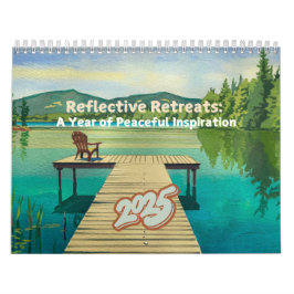 Aquarelle Introvert Inspiration 2025 Calendrier