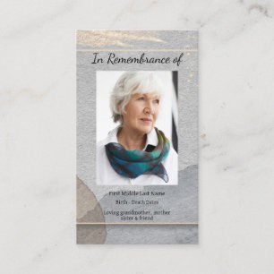 Aquarelle Invitation du service commémoratif Simpl