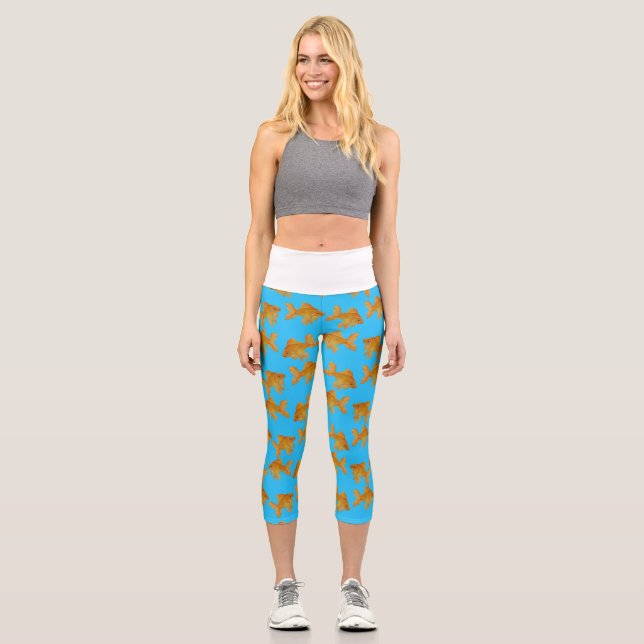 Aquarelle Leggings de poisson rouge (Recto)