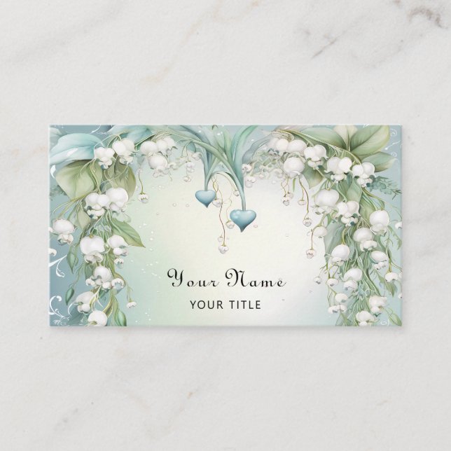 Aquarelle Lily du Carte de visite de la vallée (Devant)