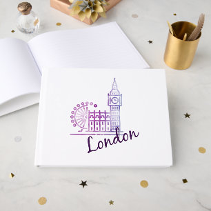 Aquarelle Londres Big Ben Livre d'or – Voyage