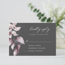 aquarelle magnifique automne floral carte RSVP