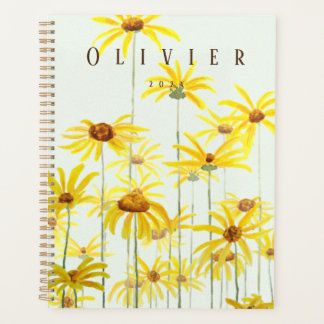 aquarelle marguerite jaune