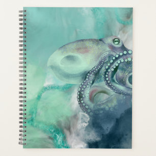 Aquarelle marine Aqua Ocean Octopus